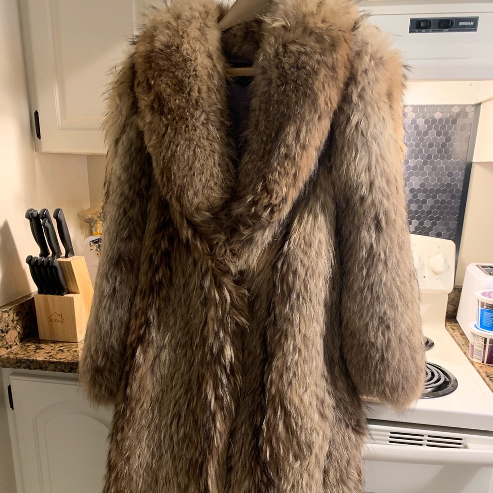 Finland Raccoon Coat